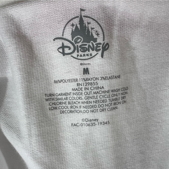 Disney Women's White and Pink Kermit & Miss Piggy Top size M EUC - Picture 9 of 9